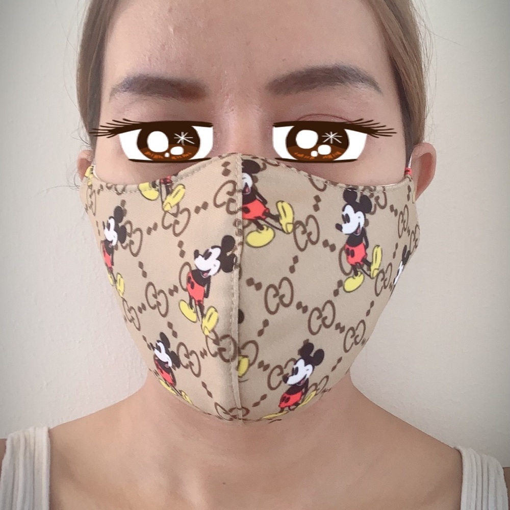 NEW🌈Fashion Washable 3D Face Mask Unisex